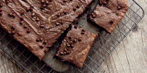 Brownie de porotos negros